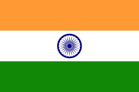 Флаг Индии. Фотография с сайта vitrulan.ru